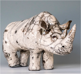 White rhinoceros by Joephine Lai